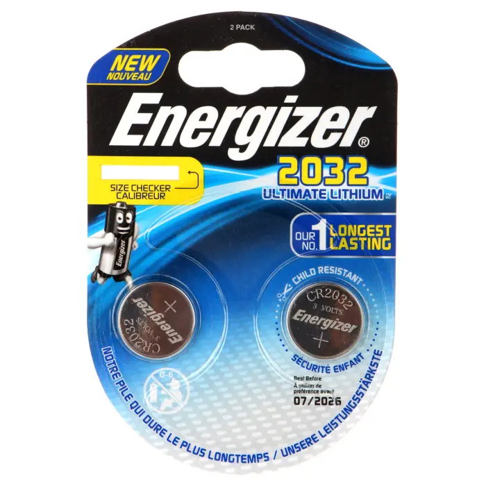 BATERIA LITOWA BAT-CR2032-LITHIUM*P2 ENERGIZER